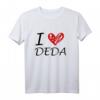 Kinder I love Deda T-Shirt – Herz Geschenk für Mama zum Muttertag & Geburtstag, Perfektes Geschenk für kleine Kinder ab 2 Jahren
