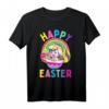 Frohe Ostern Einhorn Kinder Hase Eier Damen Mädchen T-Shirt - Buntes Osterdesign für Kinder, Teenager und Frauen