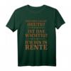 Lustiges Rentner T-Shirt für den Ruhestand - Perfektes Geschenk zum Renteneintritt für Damen und Herren