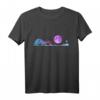 Gitarre Natur Mond Schatten Gitarrist T-Shirt – Perfektes Weihnachtsgeschenk für Musiker und Gitarristen im Vintage Stil