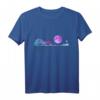 Gitarre Natur Mond Schatten Gitarrist T-Shirt – Perfektes Weihnachtsgeschenk für Musiker und Gitarristen im Vintage Stil