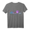 Gitarre Natur Mond Schatten Gitarrist T-Shirt – Perfektes Weihnachtsgeschenk für Musiker und Gitarristen im Vintage Stil