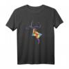 Liebe Küssen Regenbogen Farben - LGBTQ T-Shirt für Toleranz, Pride & Gleichberechtigung - Buntes Support-Shirt für Festivals & Geschenke