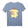 Sanrio Pom Pom Purin Donuts Golden Retriever Dog T-Shirt - Offiziell lizenziert, perfekt für Sanrio Fans und Hundeliebhaber