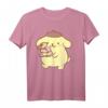 Sanrio Pom Pom Purin Donuts Golden Retriever Dog T-Shirt - Offiziell lizenziert, perfekt für Sanrio Fans und Hundeliebhaber