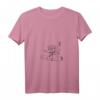 Damen Lotusblume Qi Gong T-Shirt mit Kalligraphie – Perfektes Geschenk für Instruktoren & Praktiker, bequemes Oberteil für Meditation, Tai Chi & Energieübungen