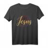 Christliches Jesus T-Shirt mit Rose – Glaube, Gott & Kirche für Familie & Freunde