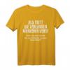 Witziges Spruch T-Shirt: Als Gott die schlanken Menschen schuf, perfekt für Geburtstag & Party