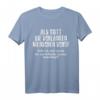 Witziges Spruch T-Shirt: Als Gott die schlanken Menschen schuf, perfekt für Geburtstag & Party