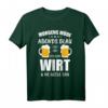 Wirt und Gastwirt Geschenk T-Shirt mit Humor - Originelles Berufs- und Kneipierspruch-Shirt für Barkeeper, Restaurantpersonal & Betriebsmitarbeiter