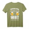 Wirt und Gastwirt Geschenk T-Shirt mit Humor - Originelles Berufs- und Kneipierspruch-Shirt für Barkeeper, Restaurantpersonal & Betriebsmitarbeiter