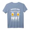 Wirt und Gastwirt Geschenk T-Shirt mit Humor - Originelles Berufs- und Kneipierspruch-Shirt für Barkeeper, Restaurantpersonal & Betriebsmitarbeiter