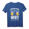 Wirt und Gastwirt Geschenk T-Shirt mit Humor - Originelles Berufs- und Kneipierspruch-Shirt für Barkeeper, Restaurantpersonal & Betriebsmitarbeiter