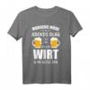 Wirt und Gastwirt Geschenk T-Shirt mit Humor - Originelles Berufs- und Kneipierspruch-Shirt für Barkeeper, Restaurantpersonal & Betriebsmitarbeiter