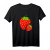 Frische Erdbeeren Obst Vegetarisch Vegan Früchte T-Shirt – Für Veganer, Vegetarier & Obstliebhaber, ideales Design für gesunde Ernährung