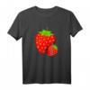 Frische Erdbeeren Obst Vegetarisch Vegan Früchte T-Shirt – Für Veganer, Vegetarier & Obstliebhaber, ideales Design für gesunde Ernährung