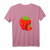 Frische Erdbeeren Obst Vegetarisch Vegan Früchte T-Shirt – Für Veganer, Vegetarier & Obstliebhaber, ideales Design für gesunde Ernährung