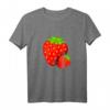 Frische Erdbeeren Obst Vegetarisch Vegan Früchte T-Shirt – Für Veganer, Vegetarier & Obstliebhaber, ideales Design für gesunde Ernährung