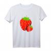 Frische Erdbeeren Obst Vegetarisch Vegan Früchte T-Shirt – Für Veganer, Vegetarier & Obstliebhaber, ideales Design für gesunde Ernährung