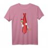 Hühner Huhn Design Altweiber Schlips Krawatten T-Shirt – Lustiges Outfit für Altweiber-Partys, Kinder und Humorliebhaber