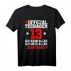Offizielles 13. Geburtstag T-Shirt für Jungen – Lustiges Geschenk & Party-Outfit für Teenager & 13-Jährige