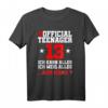 Offizielles 13. Geburtstag T-Shirt für Jungen – Lustiges Geschenk & Party-Outfit für Teenager & 13-Jährige