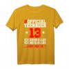 Offizielles 13. Geburtstag T-Shirt für Jungen – Lustiges Geschenk & Party-Outfit für Teenager & 13-Jährige
