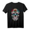 Dia De Los Muertos Deko Mexikanischer Kopf Sugar Skull T-Shirt – Kulturelles Design für Feiertage & Festivals