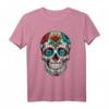 Dia De Los Muertos Deko Mexikanischer Kopf Sugar Skull T-Shirt – Kulturelles Design für Feiertage & Festivals