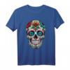 Dia De Los Muertos Deko Mexikanischer Kopf Sugar Skull T-Shirt – Kulturelles Design für Feiertage & Festivals
