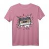 80er & 90er Jahre Oldschool Kassette T-Shirt für Mottoparty & Kostüm - Nostalgie Outfit für Damen & Herren