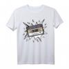 80er & 90er Jahre Oldschool Kassette T-Shirt für Mottoparty & Kostüm - Nostalgie Outfit für Damen & Herren