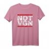 Not Vegan 100% Veganfrei Anti Vegan T-Shirt – Lustiges Geschenk für Fleischliebhaber & Grillfans