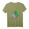 Lustiges Katze Weihnachten Licht T-Shirt – Humorvolles Geschenk für Katzenliebhaber, Familie & Freunde zu Weihnachten oder Geburtstag