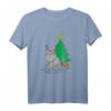 Lustiges Katze Weihnachten Licht T-Shirt – Humorvolles Geschenk für Katzenliebhaber, Familie & Freunde zu Weihnachten oder Geburtstag
