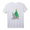 Lustiges Katze Weihnachten Licht T-Shirt – Humorvolles Geschenk für Katzenliebhaber, Familie & Freunde zu Weihnachten oder Geburtstag