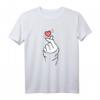 Korean Heart Fingers K-Pop Heart Hand Sign Tee - Perfektes Geschenk für K-Pop, K-Drama & Korean Culture Fans