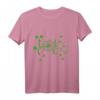 St. Patrick's Day Irish Heartbeat Nurse T-Shirt mit Koblinhut – Buntes Grünfeier-Shirt für Krankenschwestern und Freunde
