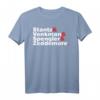 Ghostbusters White & Red Name Stack T-Shirt - Offiziell lizenzierte Fanbekleidung für Ghostbusters Fans
