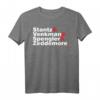 Ghostbusters White & Red Name Stack T-Shirt - Offiziell lizenzierte Fanbekleidung für Ghostbusters Fans
