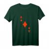 Karo Ass Poker Karte T-Shirt - Fasching, Karneval & Geschenkidee für Kartenspieler & Pokerfans