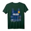 Polizei Kinder Kostüm - Lustiges Polizeiuniform Kostüm mit Handschellen & Funkgerät für Karneval, Fasching & Kindergeburtstag