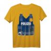 Polizei Kinder Kostüm - Lustiges Polizeiuniform Kostüm mit Handschellen & Funkgerät für Karneval, Fasching & Kindergeburtstag