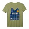 Polizei Kinder Kostüm - Lustiges Polizeiuniform Kostüm mit Handschellen & Funkgerät für Karneval, Fasching & Kindergeburtstag