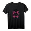 Mom Life Damen Leoparden Muster Druck Haarknoten T-Shirt – Lustiges und stylisches Muttertags- oder Geburtstagsgeschenk