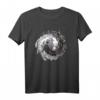 Azolotl Yin Yang Balance Axolotl T-Shirt – Ausgefallenes Tiermotive im harmonischen Schwarz-Weiß-Design