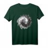 Azolotl Yin Yang Balance Axolotl T-Shirt – Ausgefallenes Tiermotive im harmonischen Schwarz-Weiß-Design