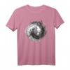 Azolotl Yin Yang Balance Axolotl T-Shirt – Ausgefallenes Tiermotive im harmonischen Schwarz-Weiß-Design