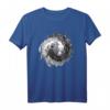 Azolotl Yin Yang Balance Axolotl T-Shirt – Ausgefallenes Tiermotive im harmonischen Schwarz-Weiß-Design