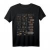 Insekten Sammlung Spezies Bugs Vintage Chart - Entomologie Referenztabelle & Wissenschaftler T-Shirt